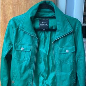 Hölstark Green Leather Jacket